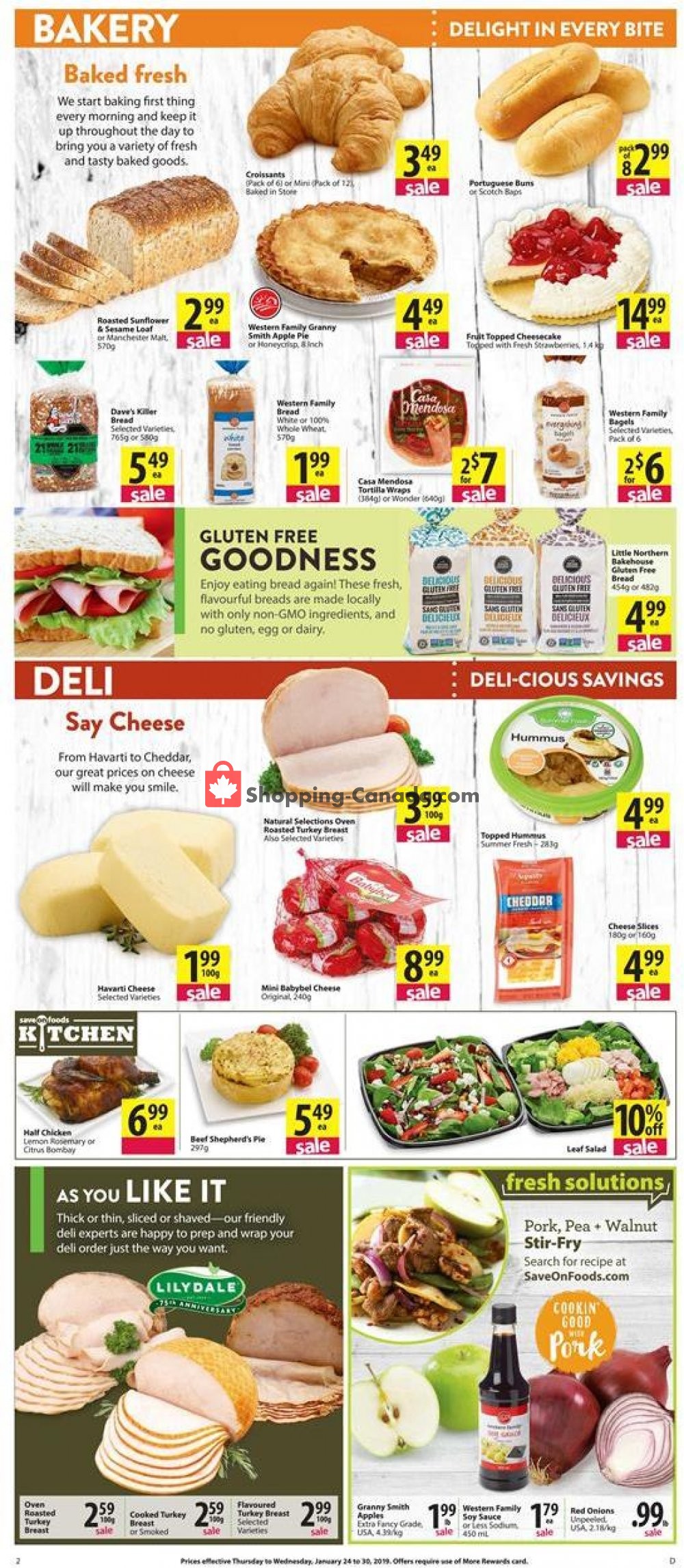 Save On Foods flyer from Thursday January 24, 2019 to Wednesday January 30, 2019 - page 2