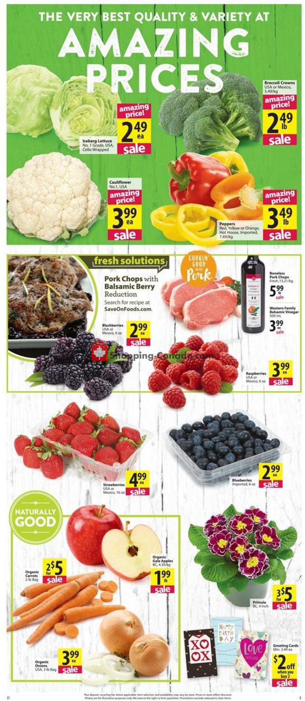 Save On Foods flyer from Thursday January 24, 2019 to Wednesday January 30, 2019 - page 3