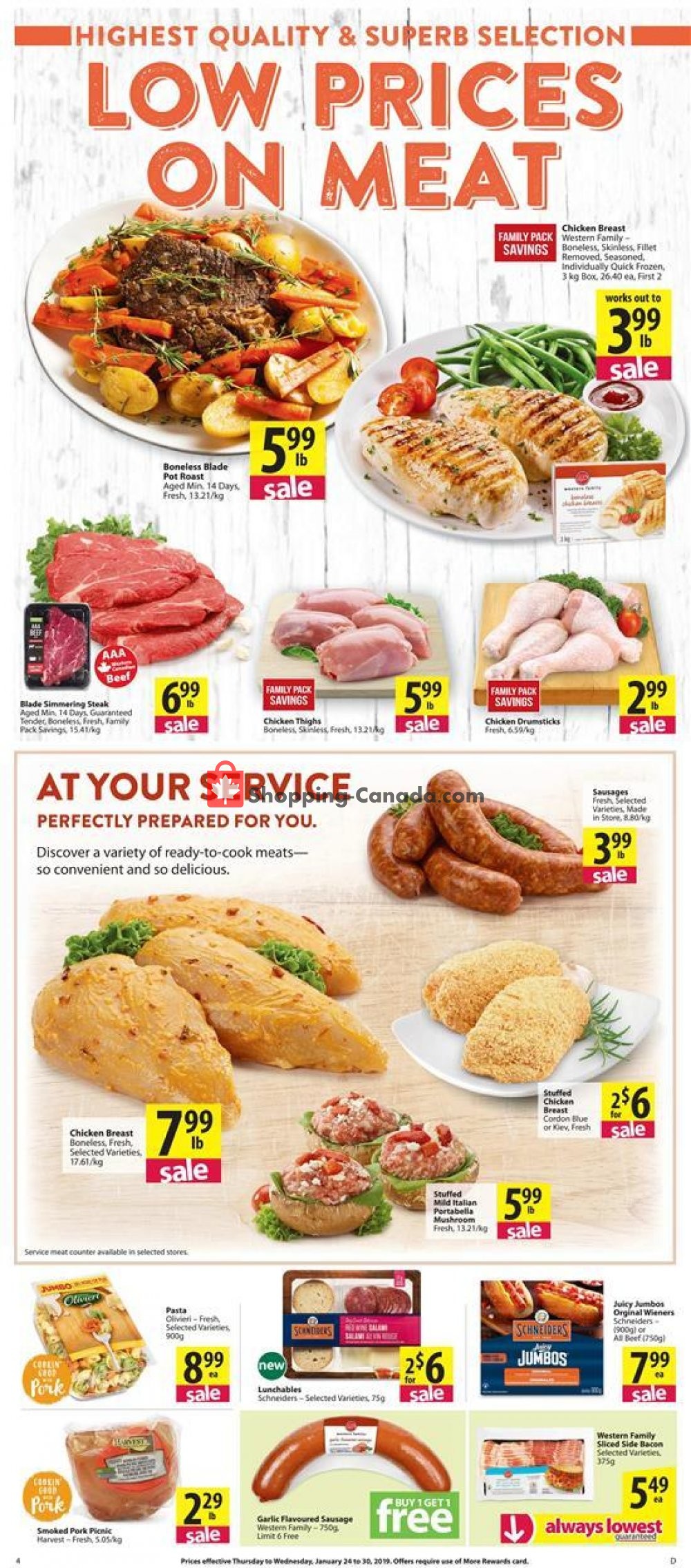 Save On Foods flyer from Thursday January 24, 2019 to Wednesday January 30, 2019 - page 4