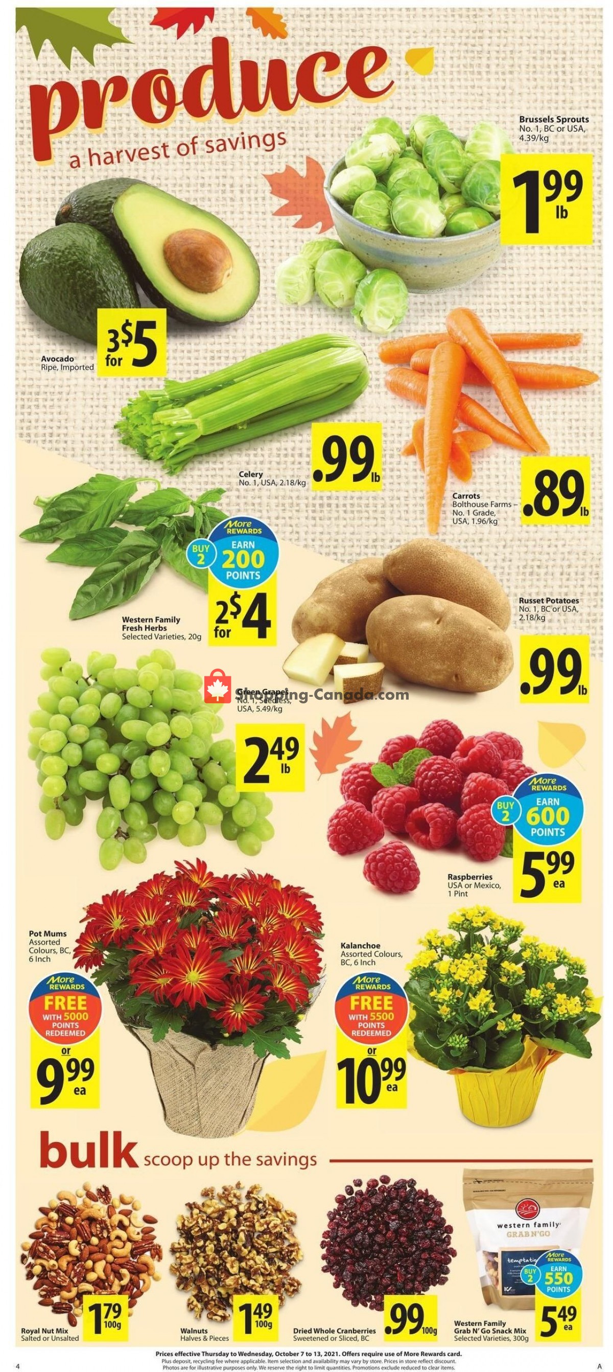 Save On Foods flyer from Thursday October 7, 2021 to Wednesday October 13, 2021 - page 4