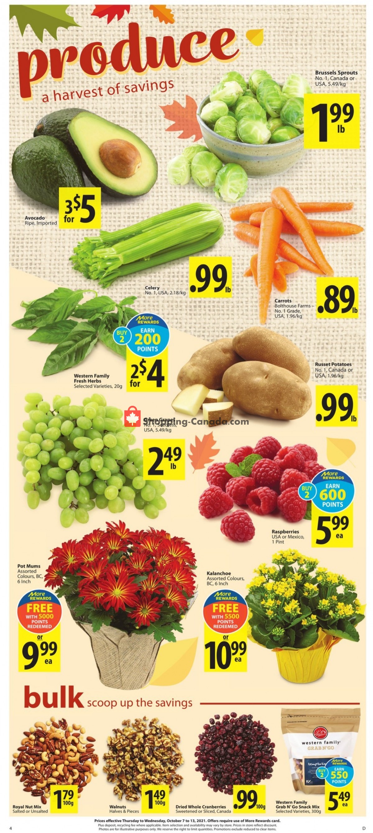 Save On Foods flyer from Thursday October 7, 2021 to Wednesday October 13, 2021 - page 4