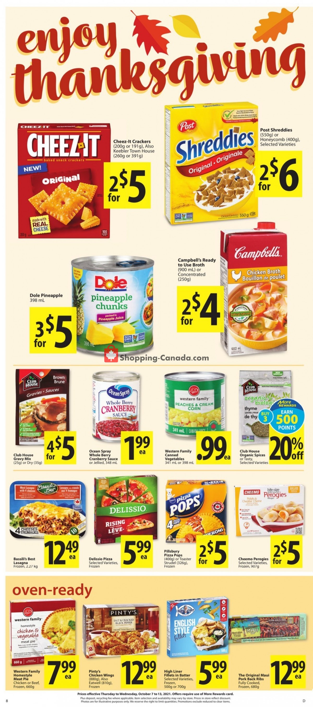 Save On Foods flyer from Thursday October 7, 2021 to Wednesday October 13, 2021 - page 8