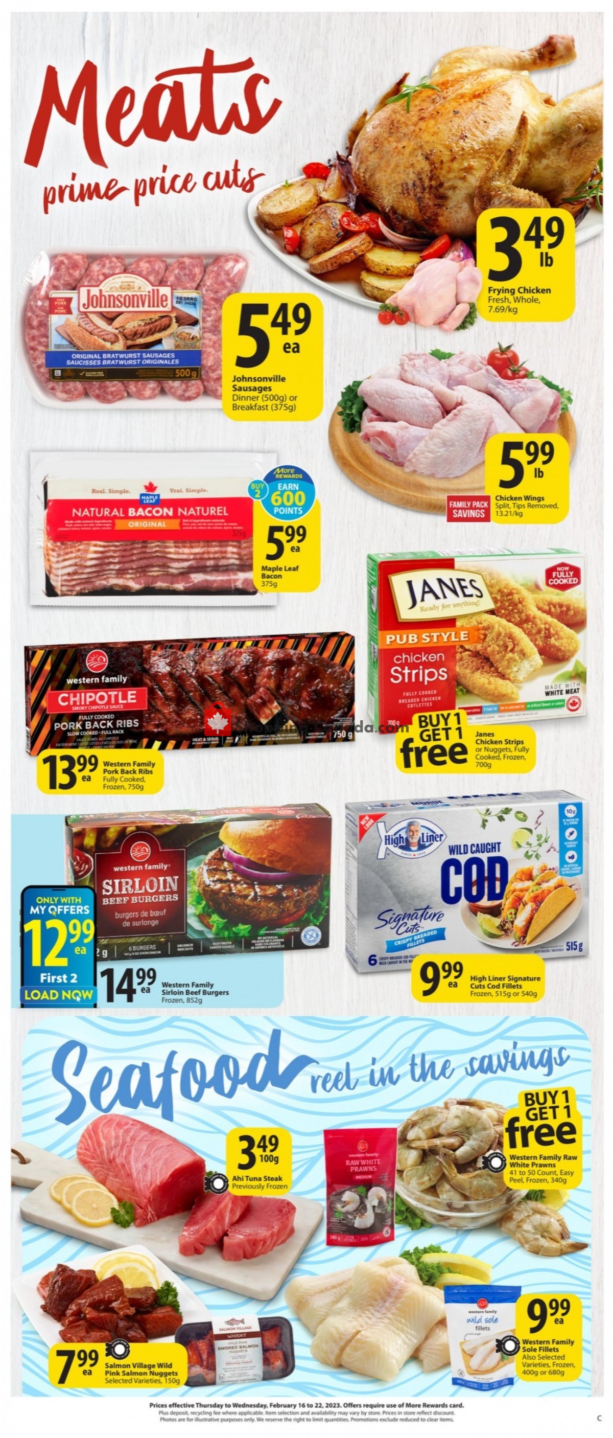 Save On Foods Canada, flyer (Darrell's Deal SK) February 16