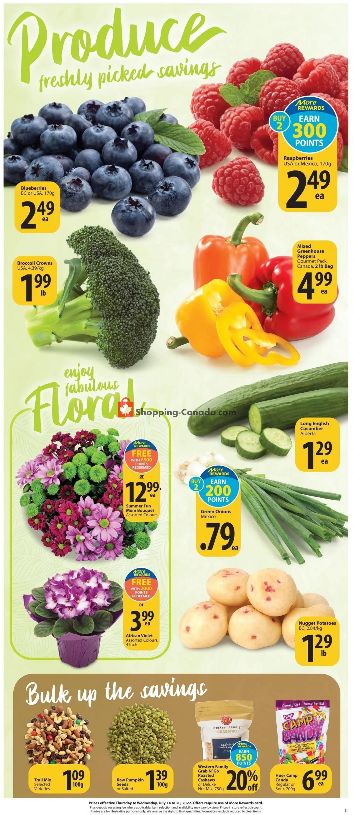 Save On Foods Canada, flyer (Darrell's Deal SK) July 14 July 20