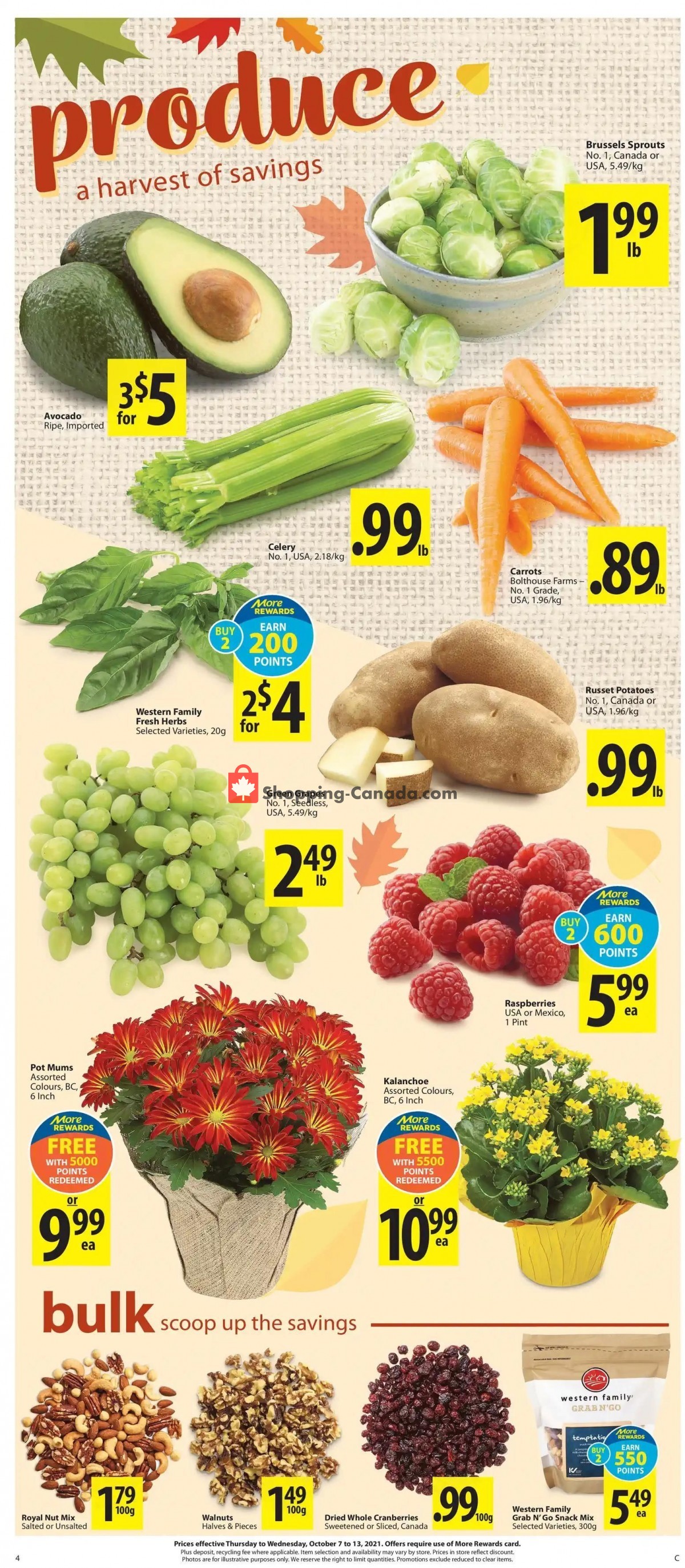 Save On Foods flyer from Thursday October 7, 2021 to Wednesday October 13, 2021 - page 4