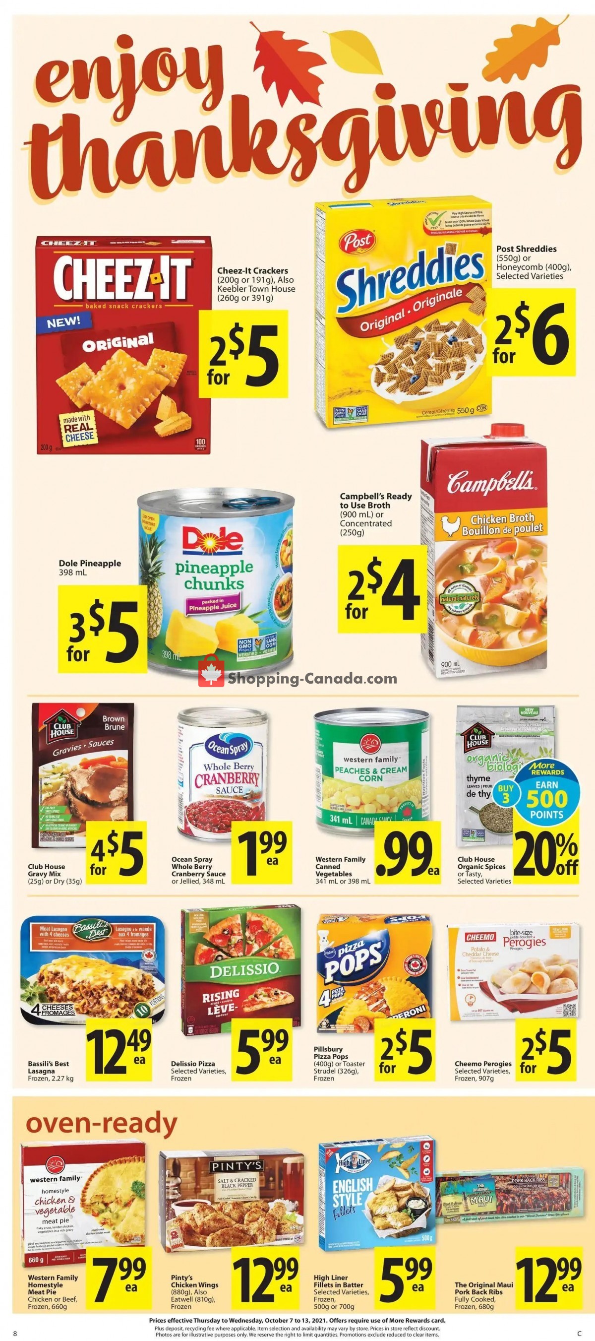 Save On Foods flyer from Thursday October 7, 2021 to Wednesday October 13, 2021 - page 8