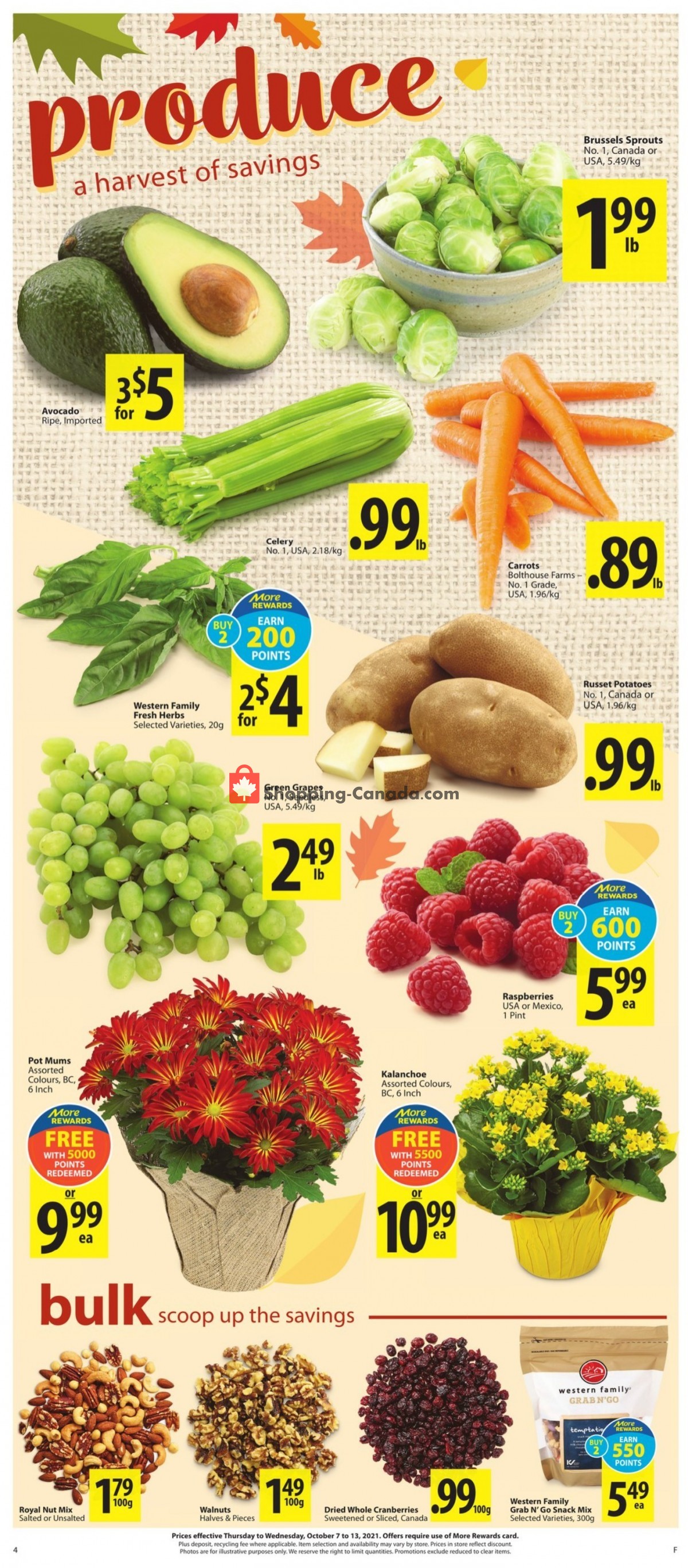 Save On Foods flyer from Thursday October 7, 2021 to Wednesday October 13, 2021 - page 4