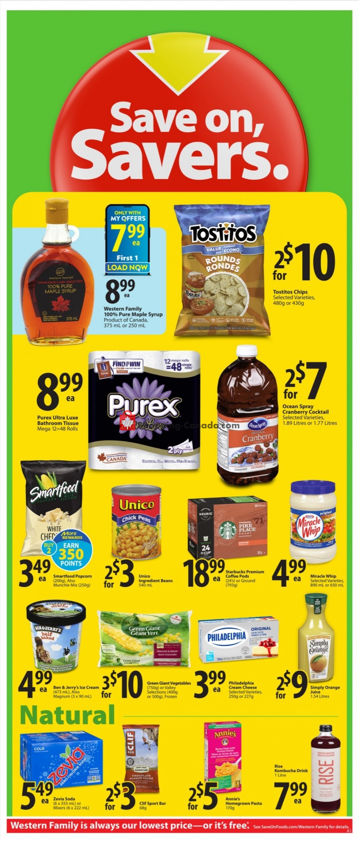 Save On Foods Canada, flyer (Darrell's Deals BC) March 30 April