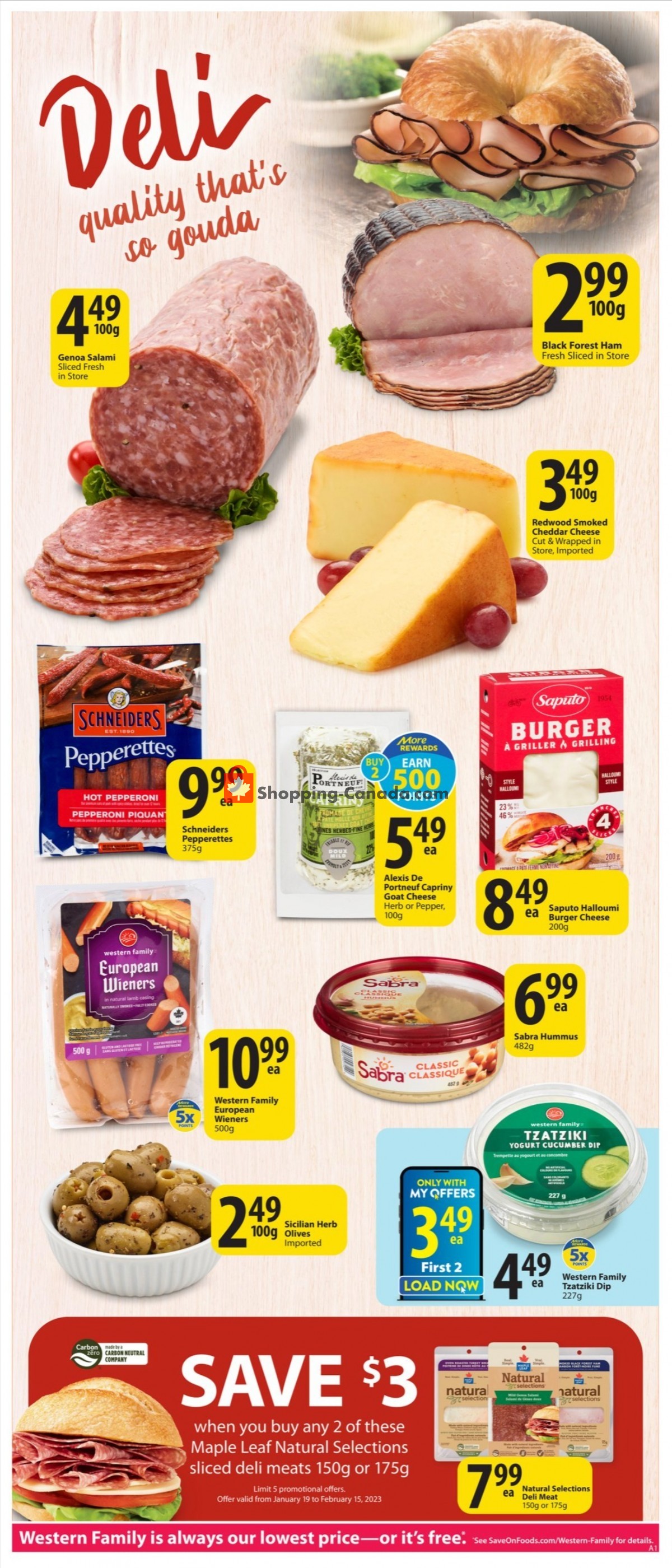 Save On Foods flyer from Thursday January 19, 2023 to Wednesday January 25, 2023 - page 9