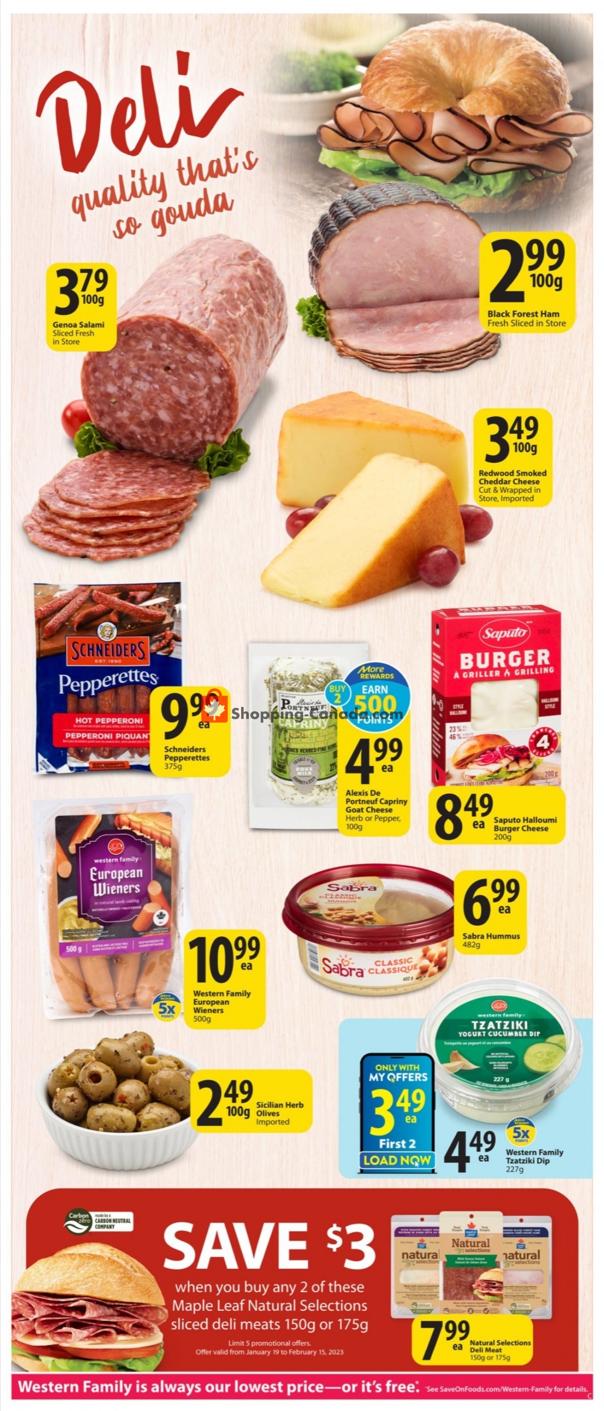 Save On Foods flyer from Thursday January 19, 2023 to Wednesday January 25, 2023 - page 9