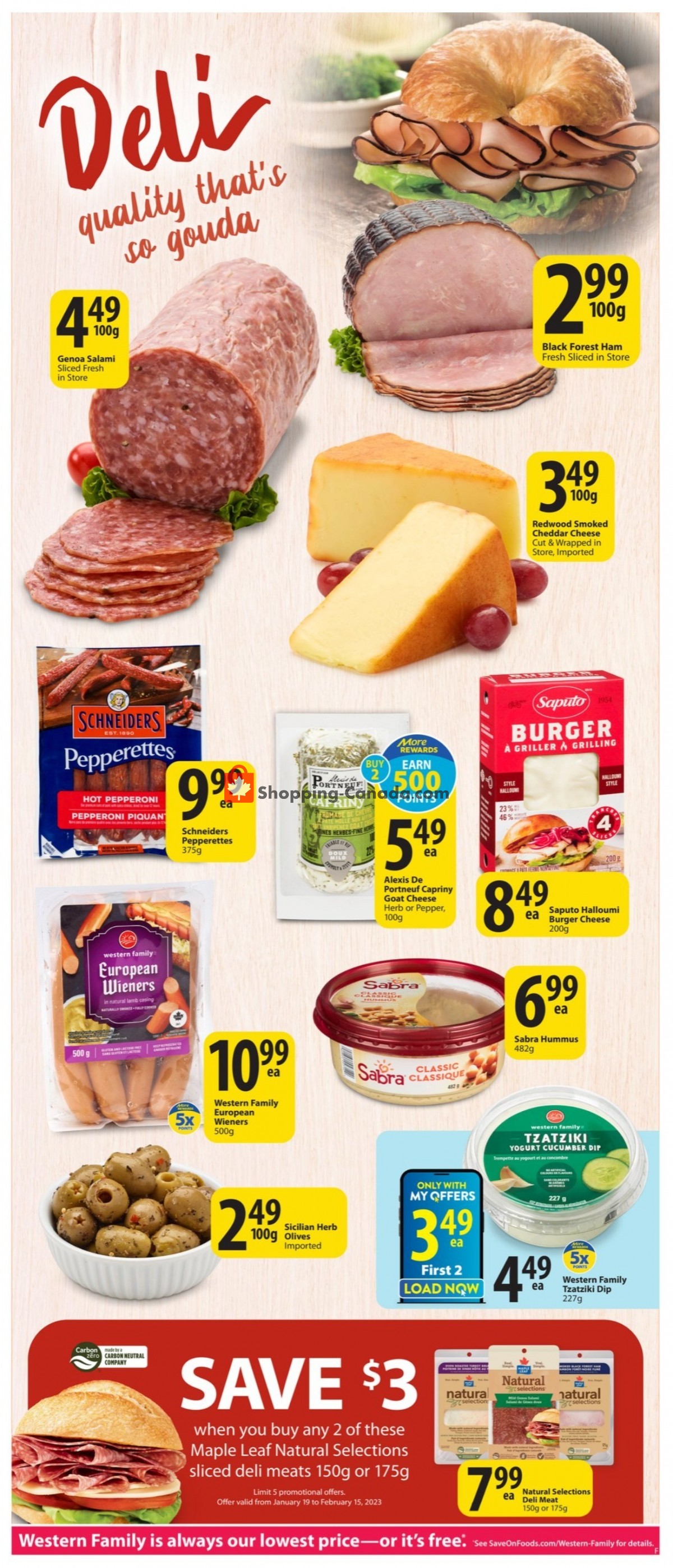 Save On Foods flyer from Thursday January 19, 2023 to Wednesday January 25, 2023 - page 9