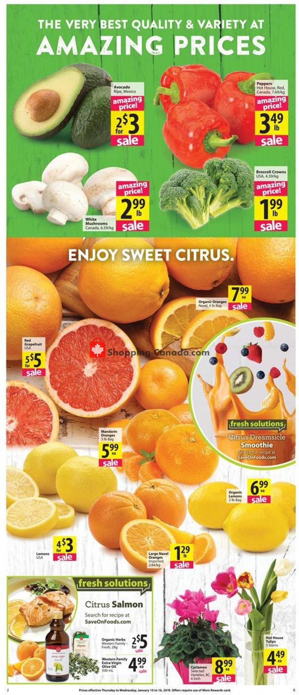 Save On Foods flyer from Thursday January 10, 2019 to Wednesday January 16, 2019 - page 2