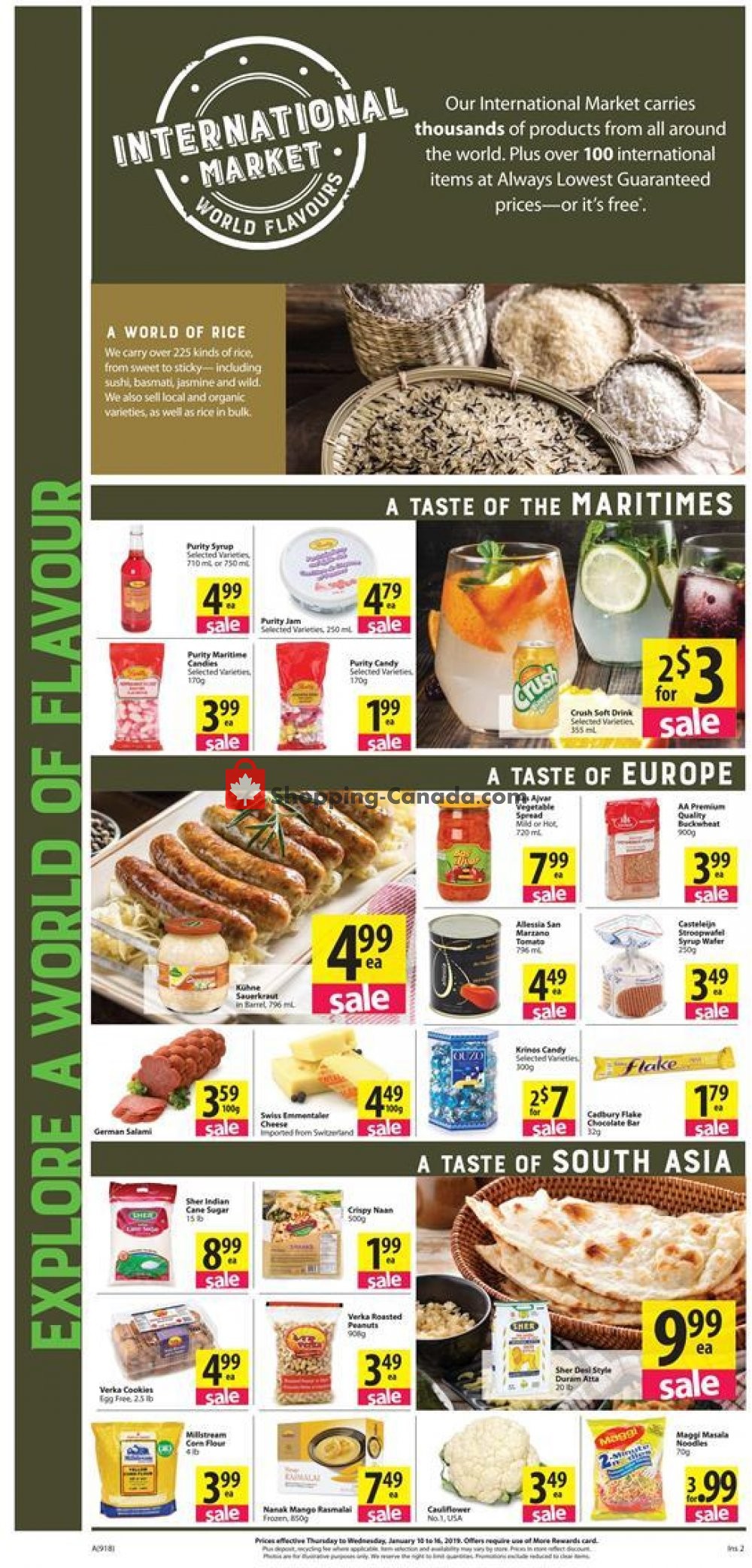 Save On Foods flyer from Thursday January 10, 2019 to Wednesday January 16, 2019 - page 16