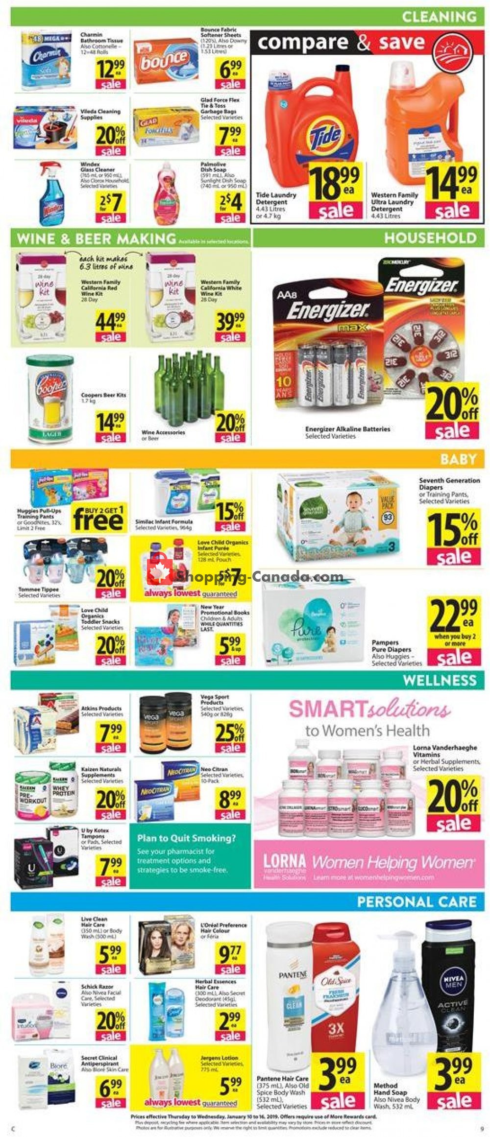 Save On Foods flyer from Thursday January 10, 2019 to Wednesday January 16, 2019 - page 13