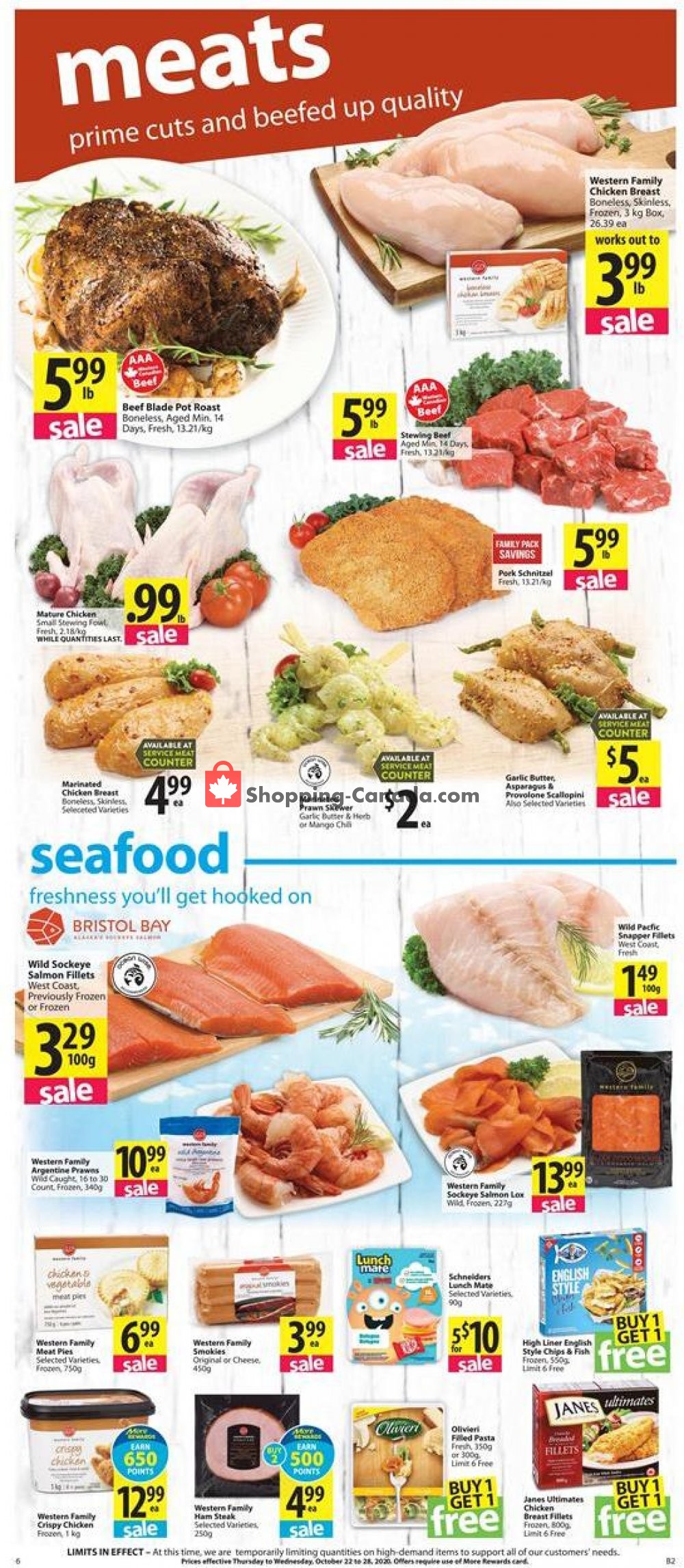 Save On Foods flyer from Thursday October 22, 2020 to Wednesday October 28, 2020 - page 6