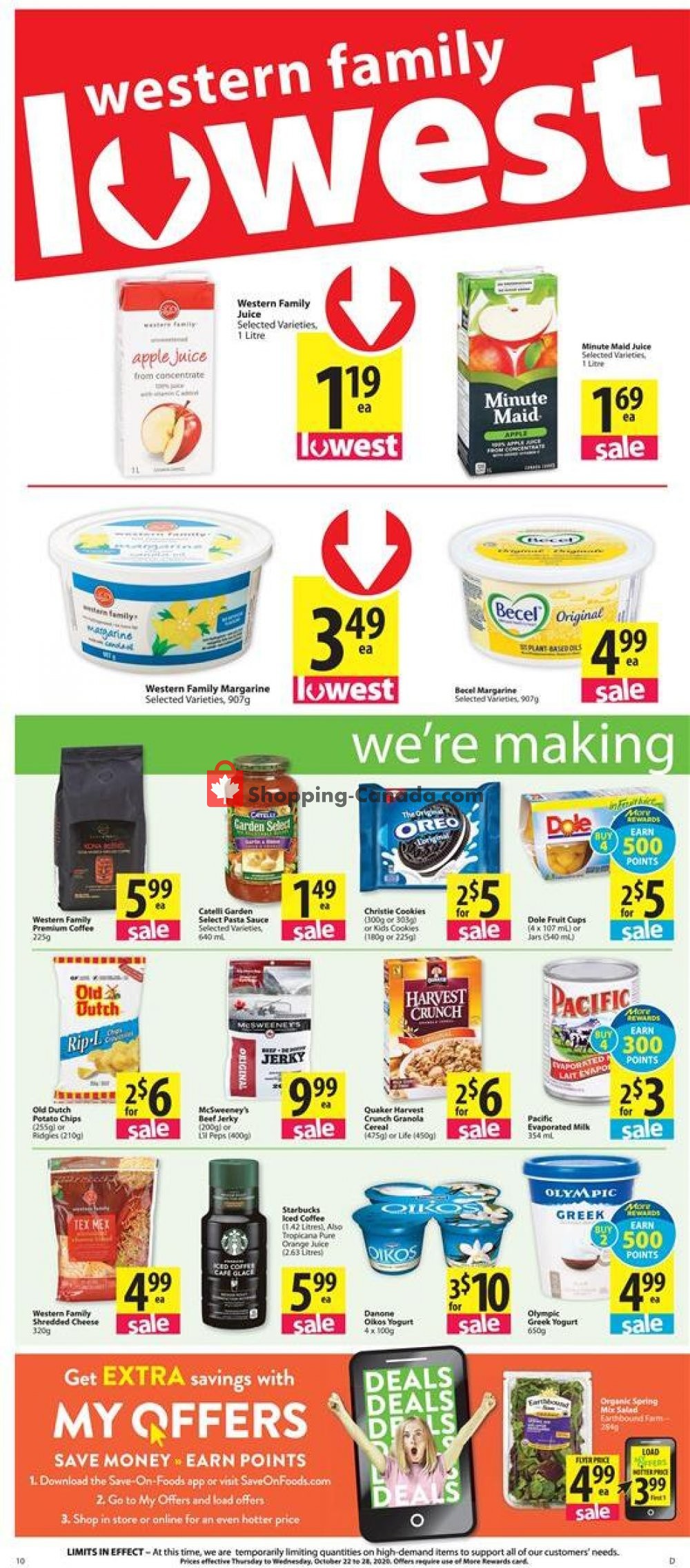 Save On Foods flyer from Thursday October 22, 2020 to Wednesday October 28, 2020 - page 10