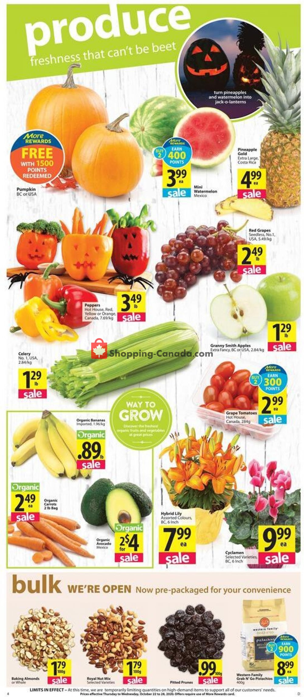Save On Foods flyer from Thursday October 22, 2020 to Wednesday October 28, 2020 - page 4