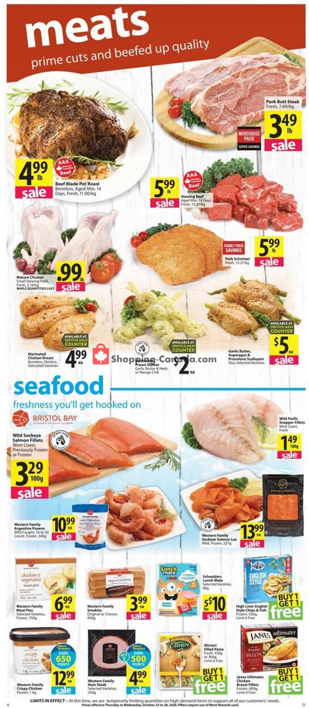 Save On Foods flyer from Thursday October 22, 2020 to Wednesday October 28, 2020 - page 6