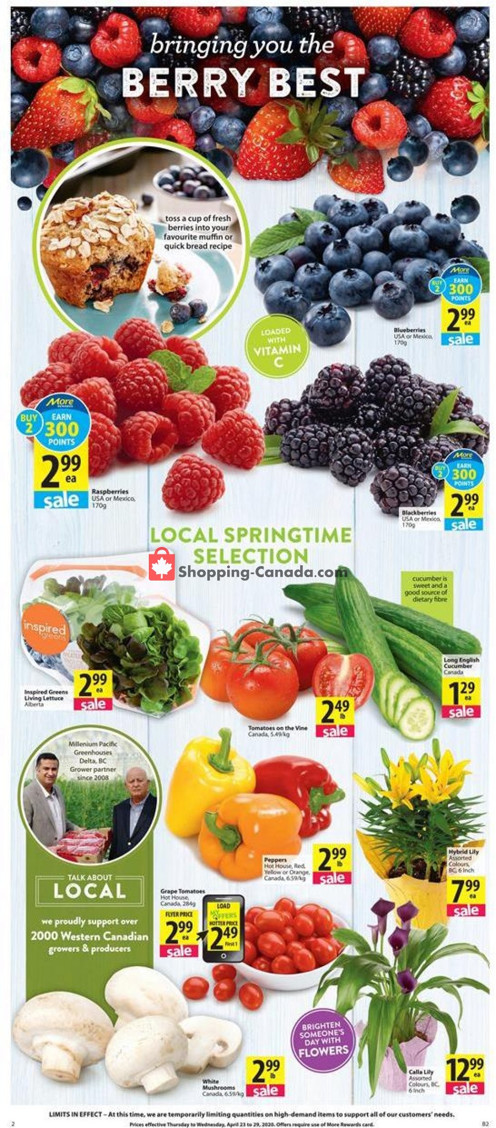Save On Foods flyer from Thursday April 23, 2020 to Wednesday April 29, 2020 - page 2