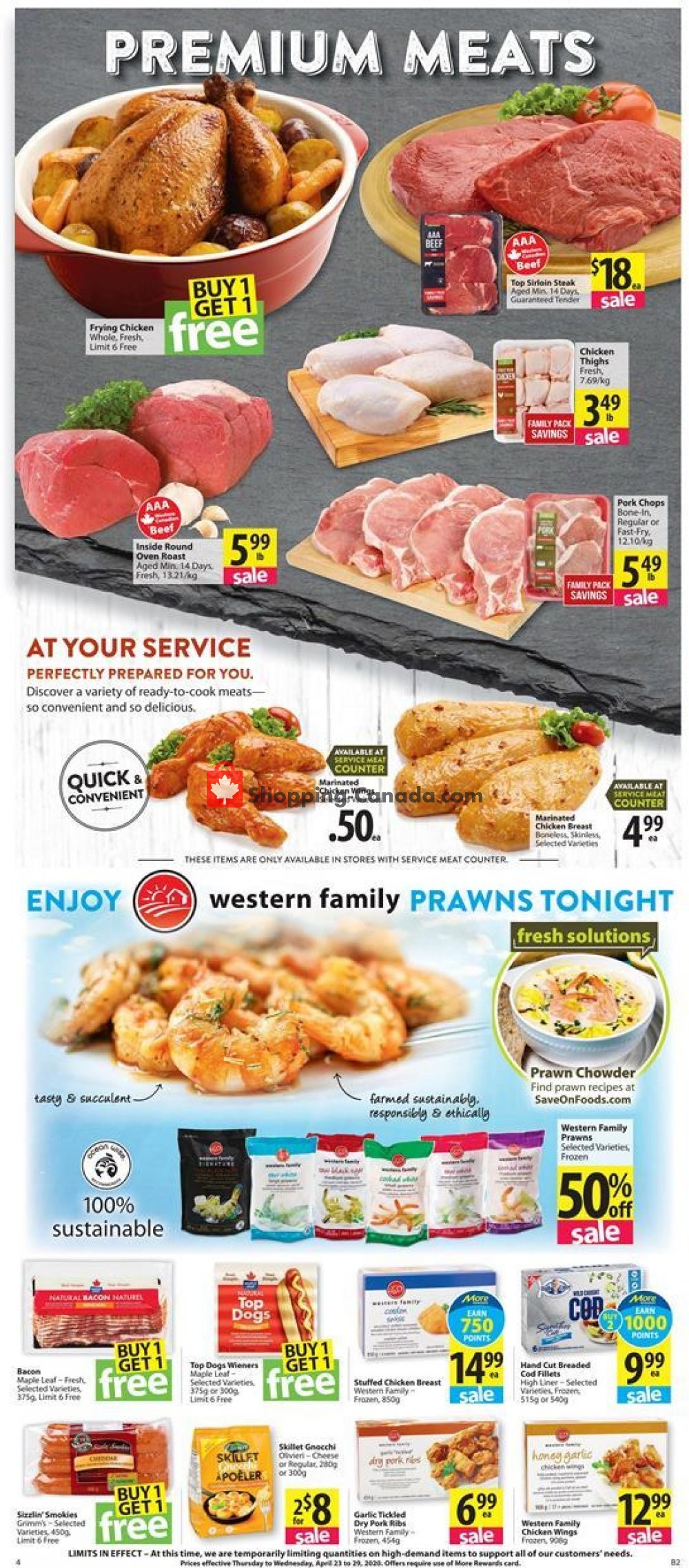 Save On Foods flyer from Thursday April 23, 2020 to Wednesday April 29, 2020 - page 4