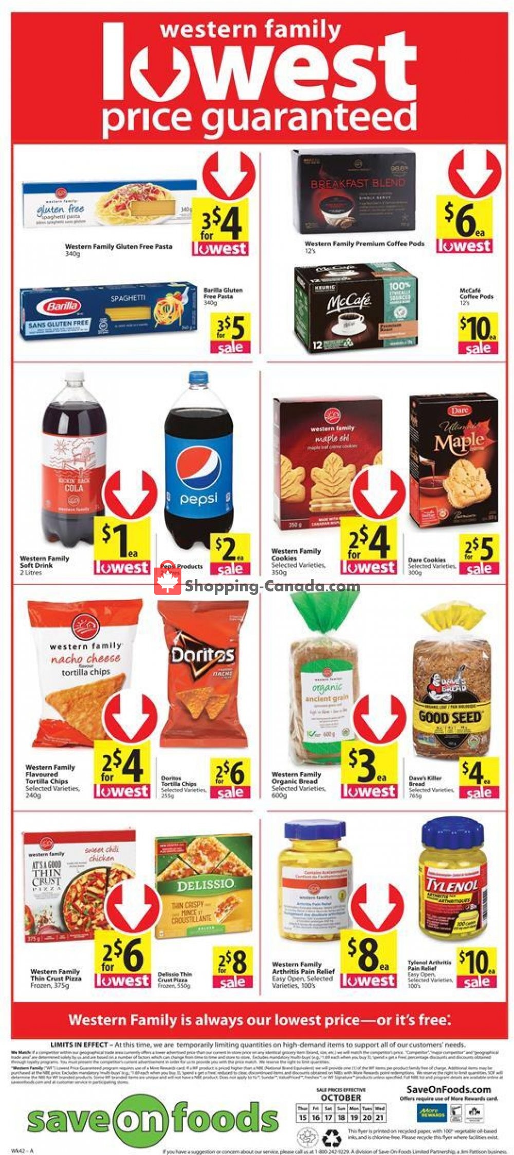 Save On Foods flyer from Thursday October 15, 2020 to Wednesday October 21, 2020 - page 12