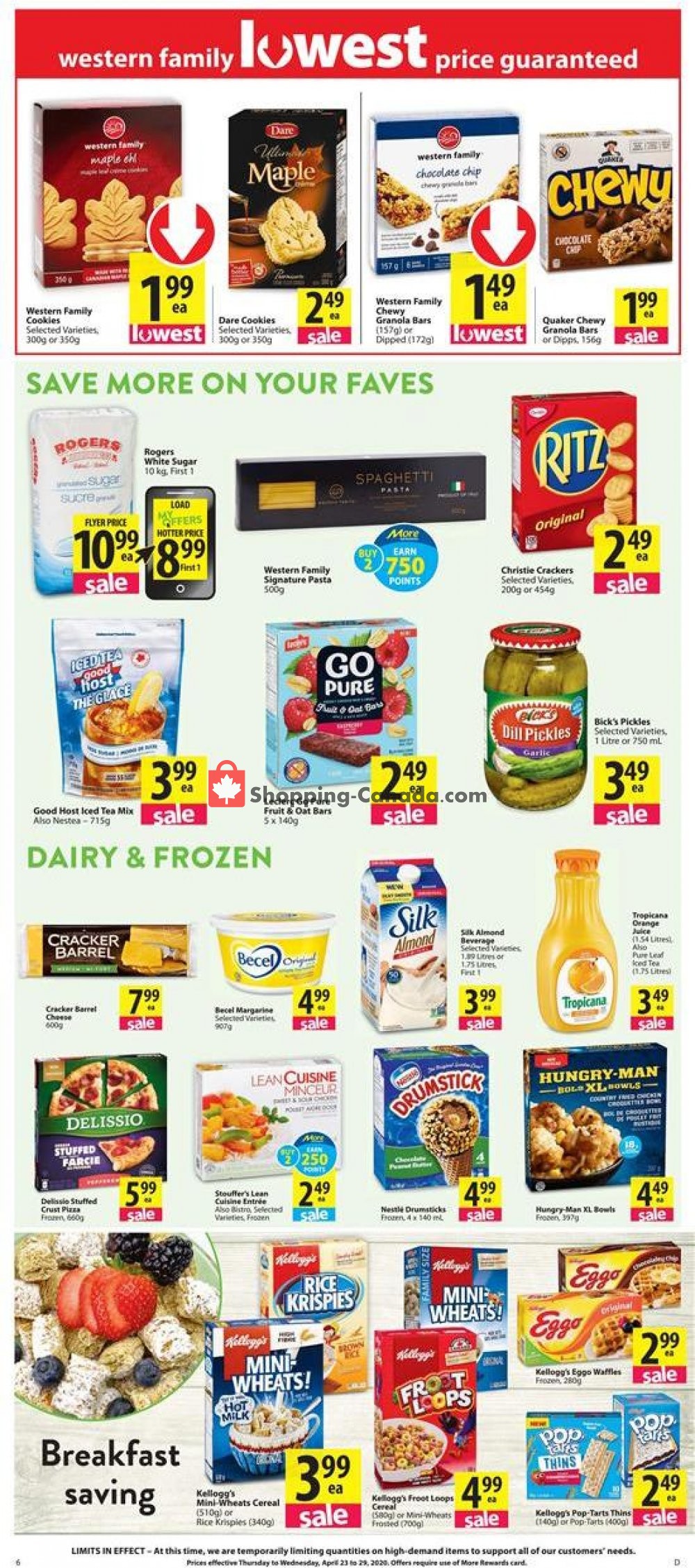 Save On Foods flyer from Thursday April 23, 2020 to Wednesday April 29, 2020 - page 6
