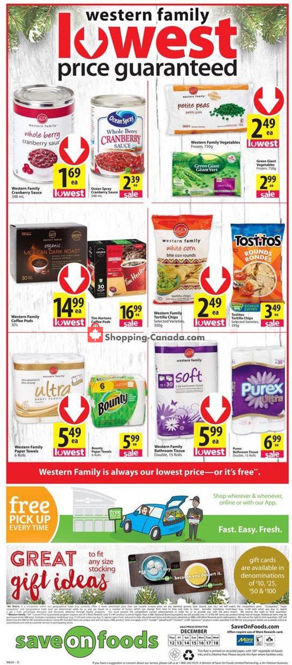 Save On Foods flyer from Thursday December 12, 2019 to Wednesday December 18, 2019 - page 14
