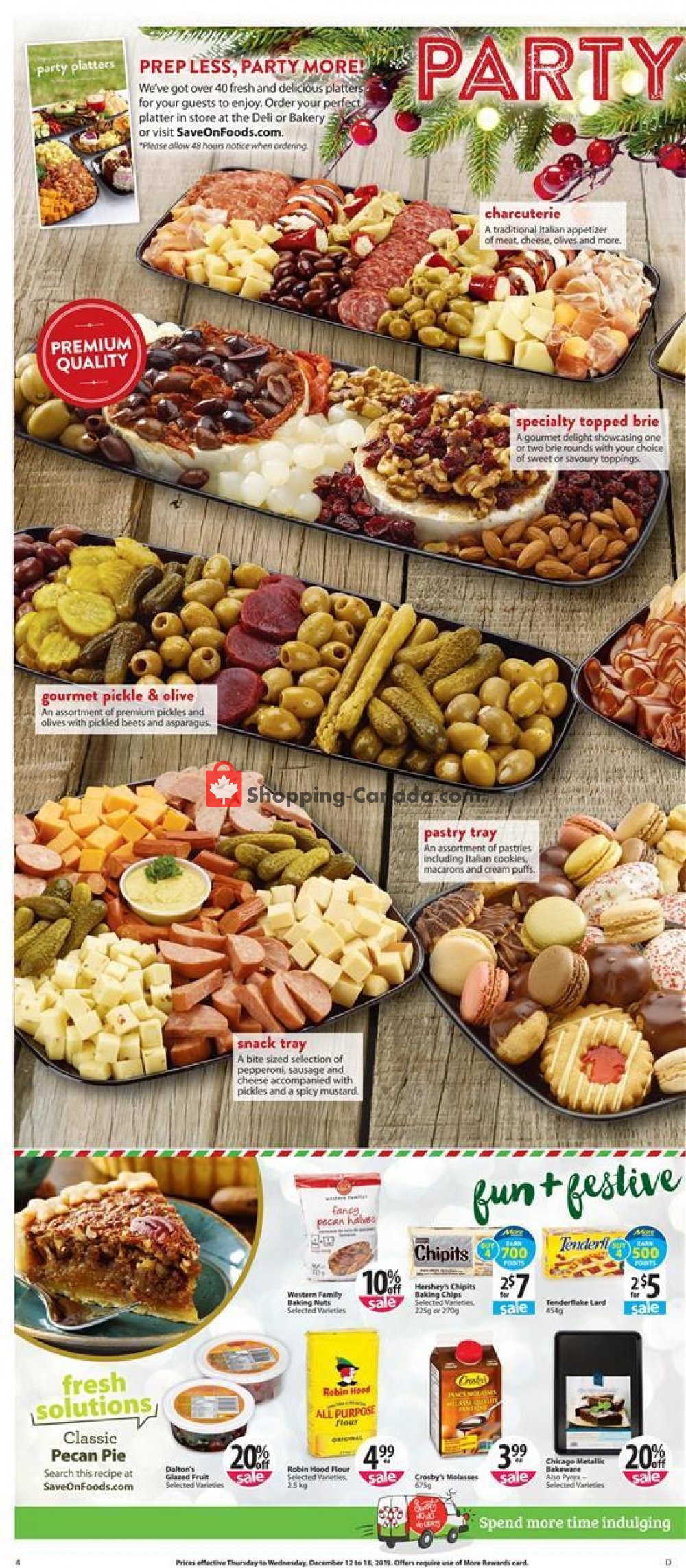 Save On Foods flyer from Thursday December 12, 2019 to Wednesday December 18, 2019 - page 4