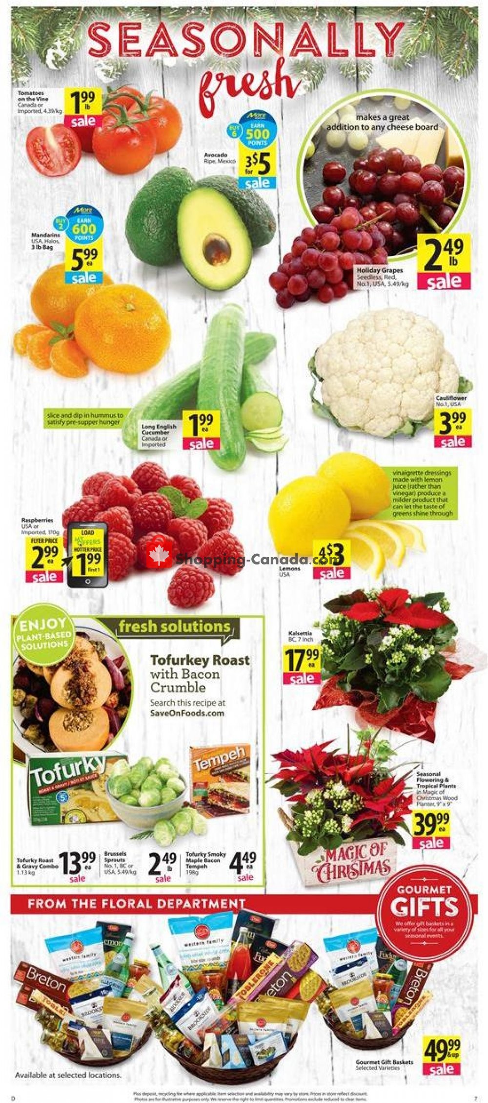 Save On Foods flyer from Thursday December 12, 2019 to Wednesday December 18, 2019 - page 7