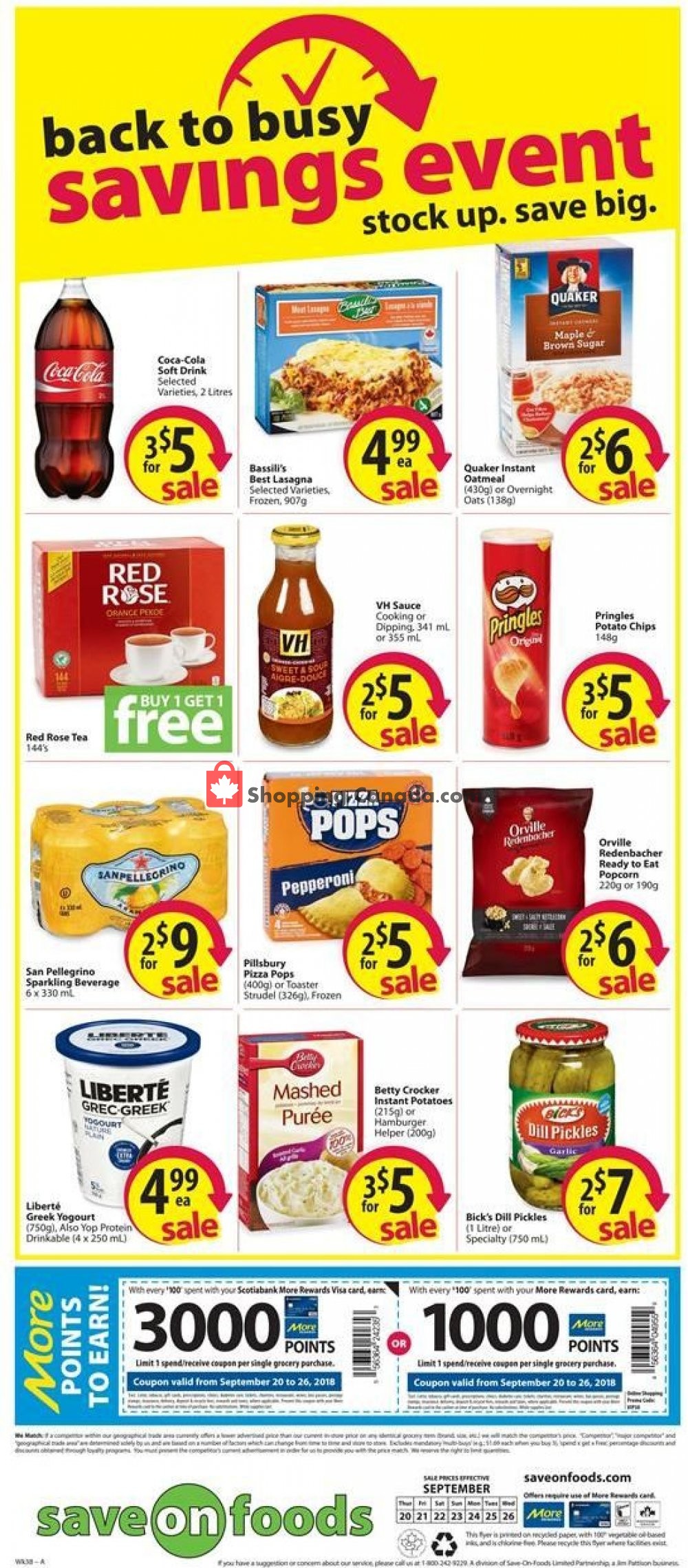 Save On Foods flyer from Thursday September 20, 2018 to Wednesday September 26, 2018 - page 10