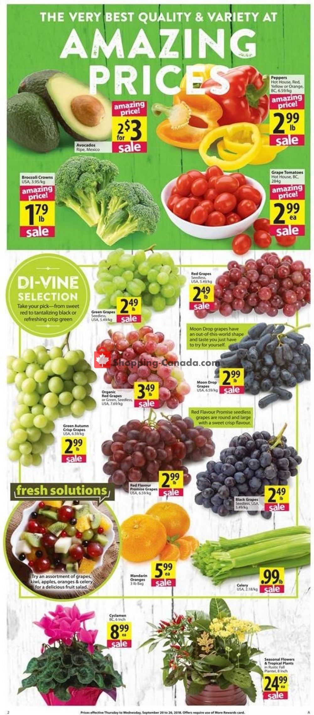 Save On Foods flyer from Thursday September 20, 2018 to Wednesday September 26, 2018 - page 2