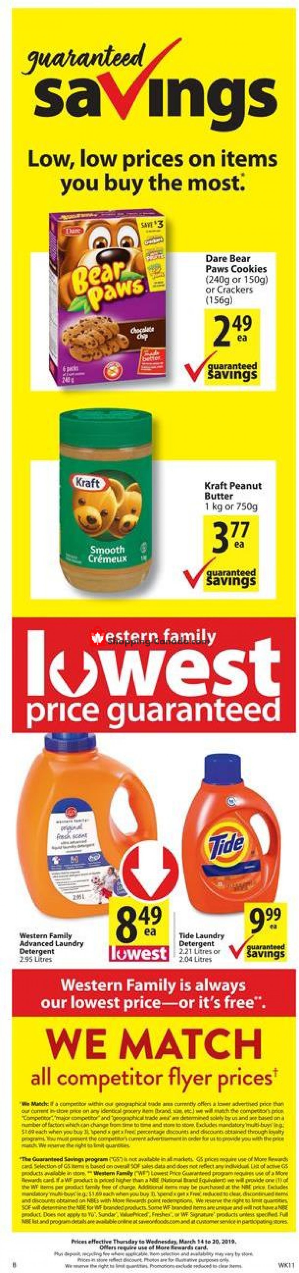 Save On Foods flyer from Thursday March 14, 2019 to Wednesday March 20, 2019 - page 2