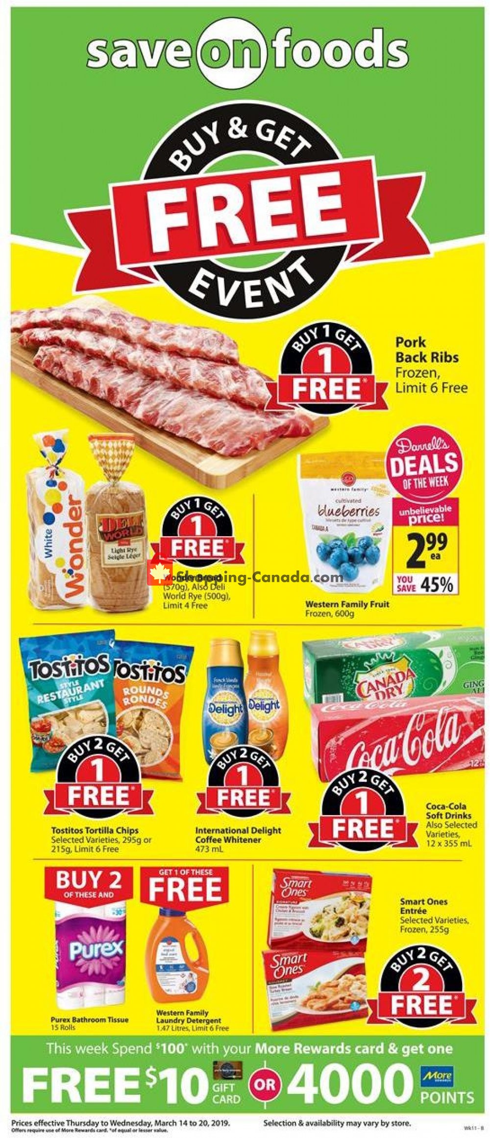 Save On Foods flyer from Thursday March 14, 2019 to Wednesday March 20, 2019 - page 3