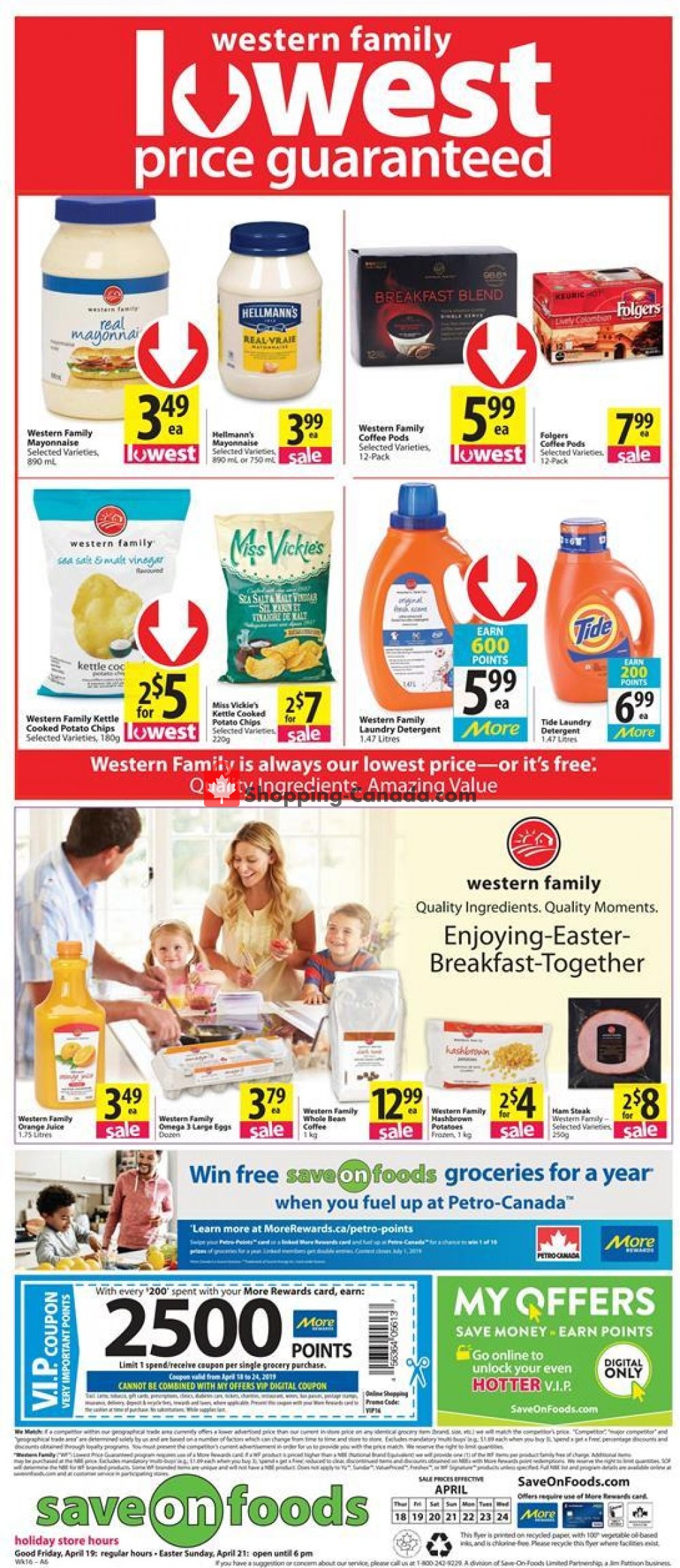 Save On Foods flyer from Thursday April 18, 2019 to Wednesday April 24, 2019 - page 12