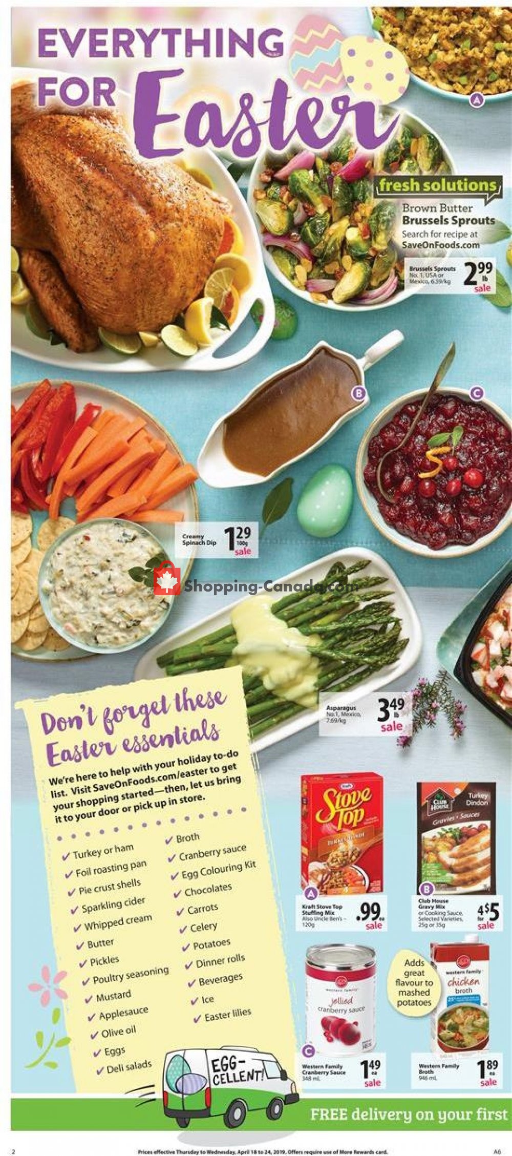 Save On Foods flyer from Thursday April 18, 2019 to Wednesday April 24, 2019 - page 2