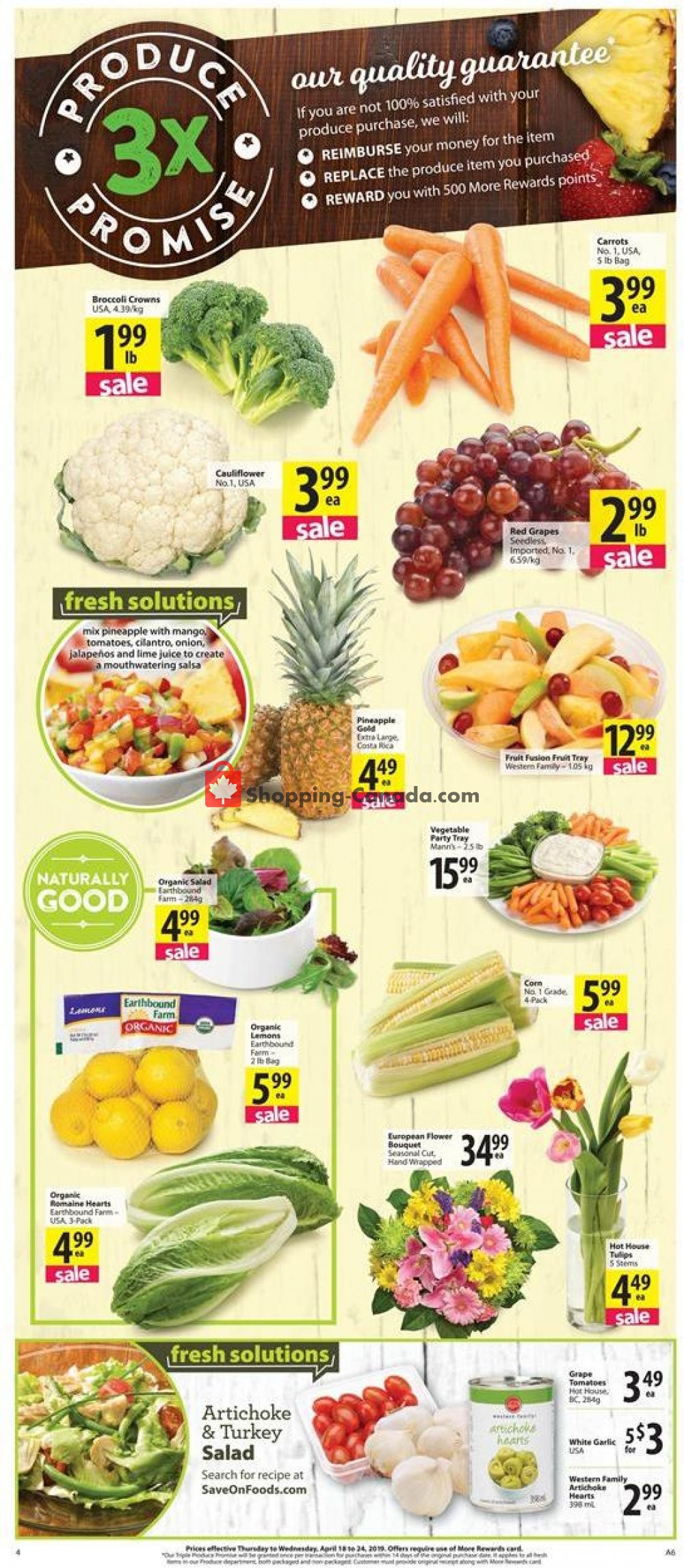 Save On Foods flyer from Thursday April 18, 2019 to Wednesday April 24, 2019 - page 4