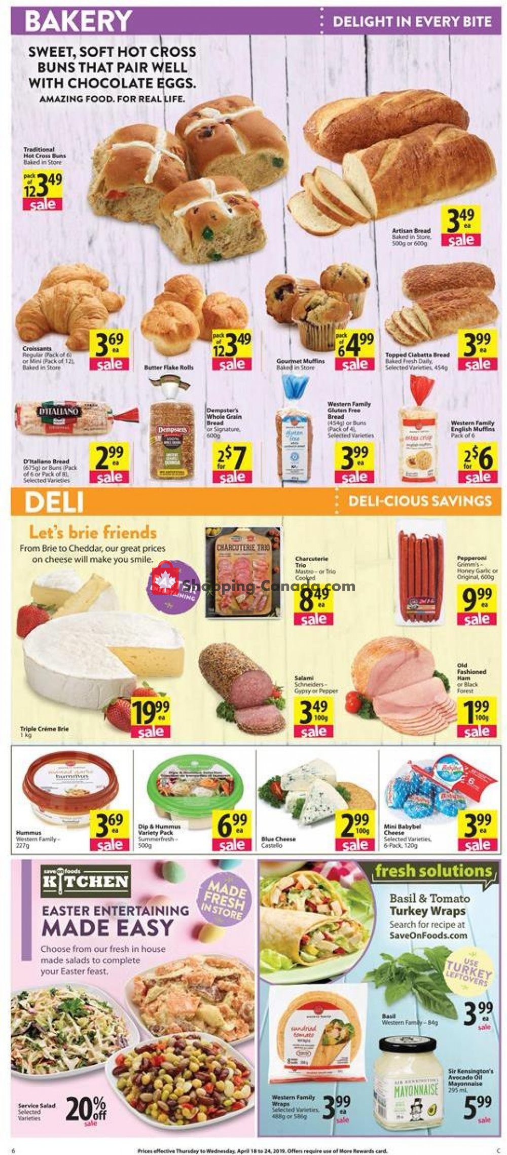 Save On Foods flyer from Thursday April 18, 2019 to Wednesday April 24, 2019 - page 6