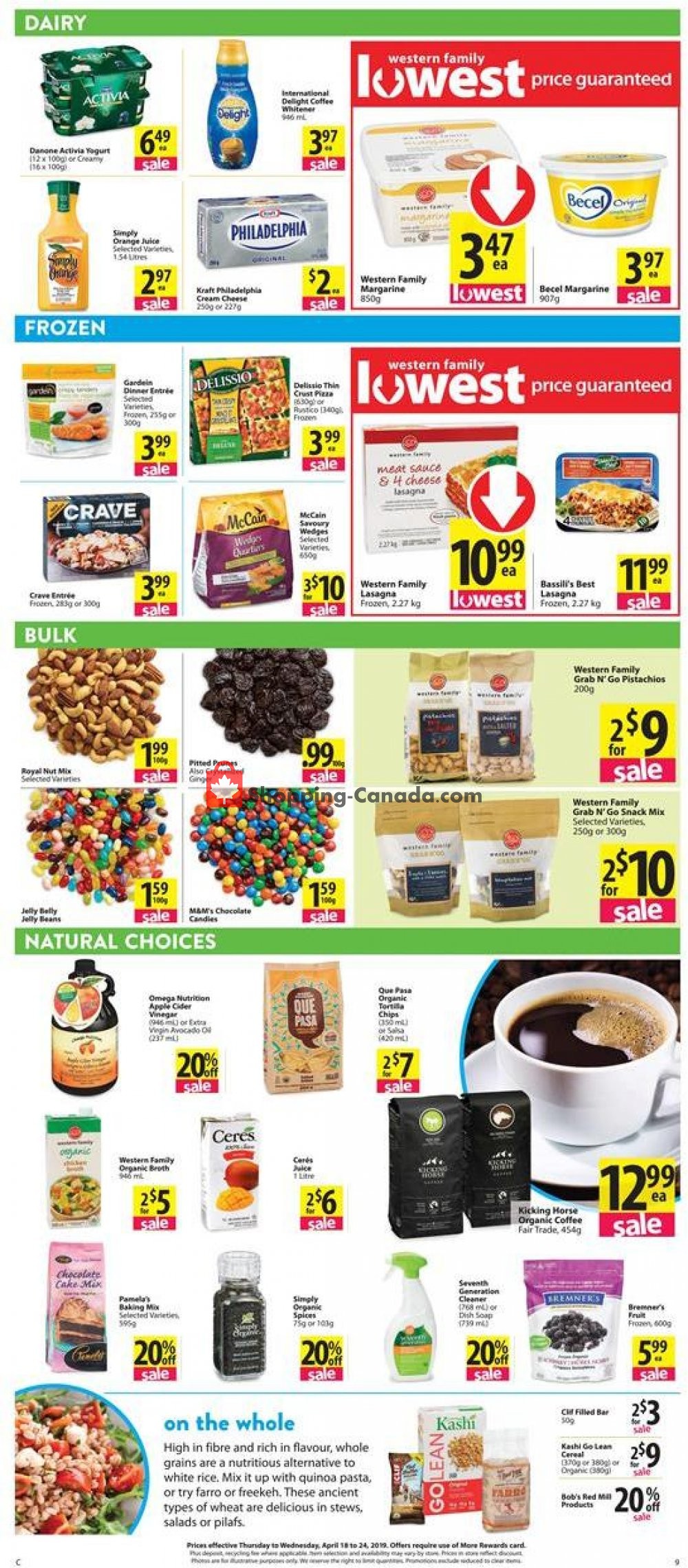 Save On Foods flyer from Thursday April 18, 2019 to Wednesday April 24, 2019 - page 9