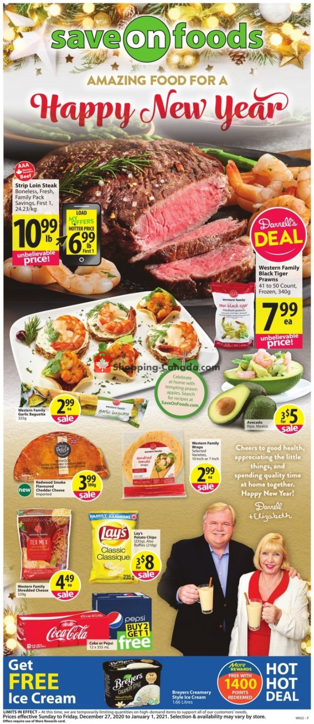 Save On Foods Canada, flyer (Happy New Year YT) December 27