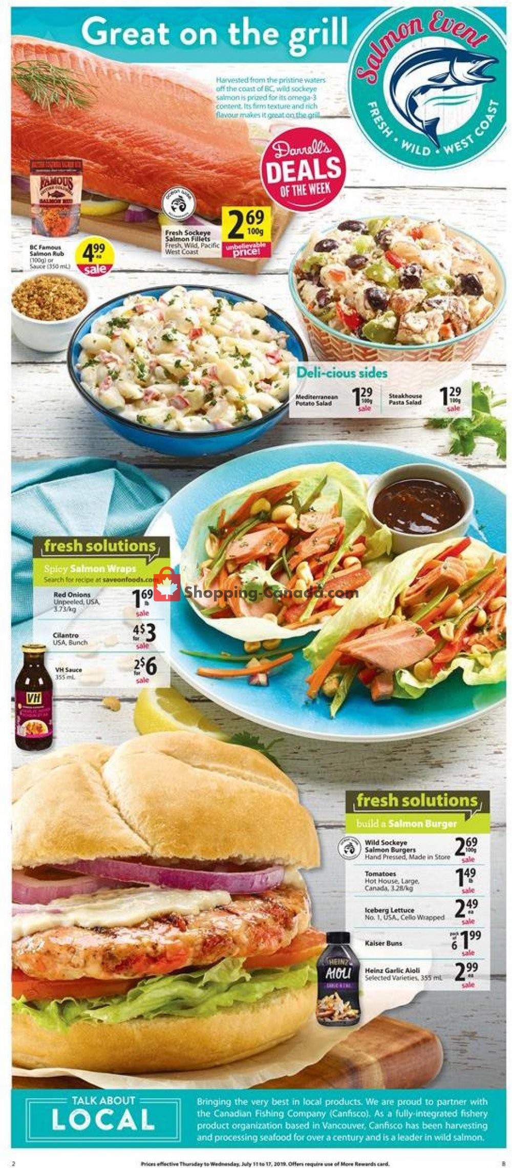 Save On Foods flyer from Thursday July 11, 2019 to Wednesday July 17, 2019 - page 2