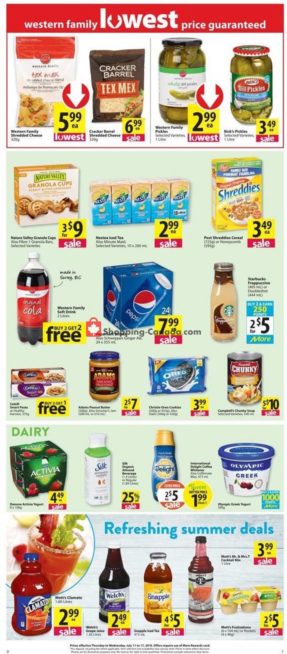 Save On Foods flyer from Thursday July 11, 2019 to Wednesday July 17, 2019 - page 7