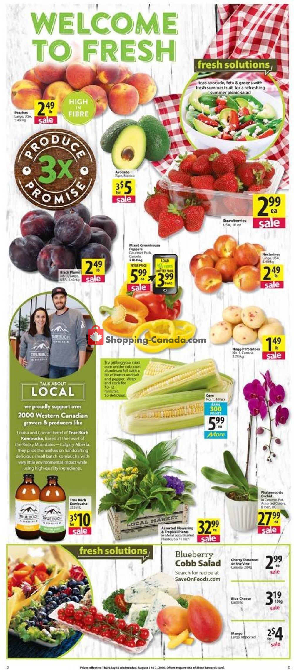 Save On Foods flyer from Thursday August 1, 2019 to Wednesday August 7, 2019 - page 2