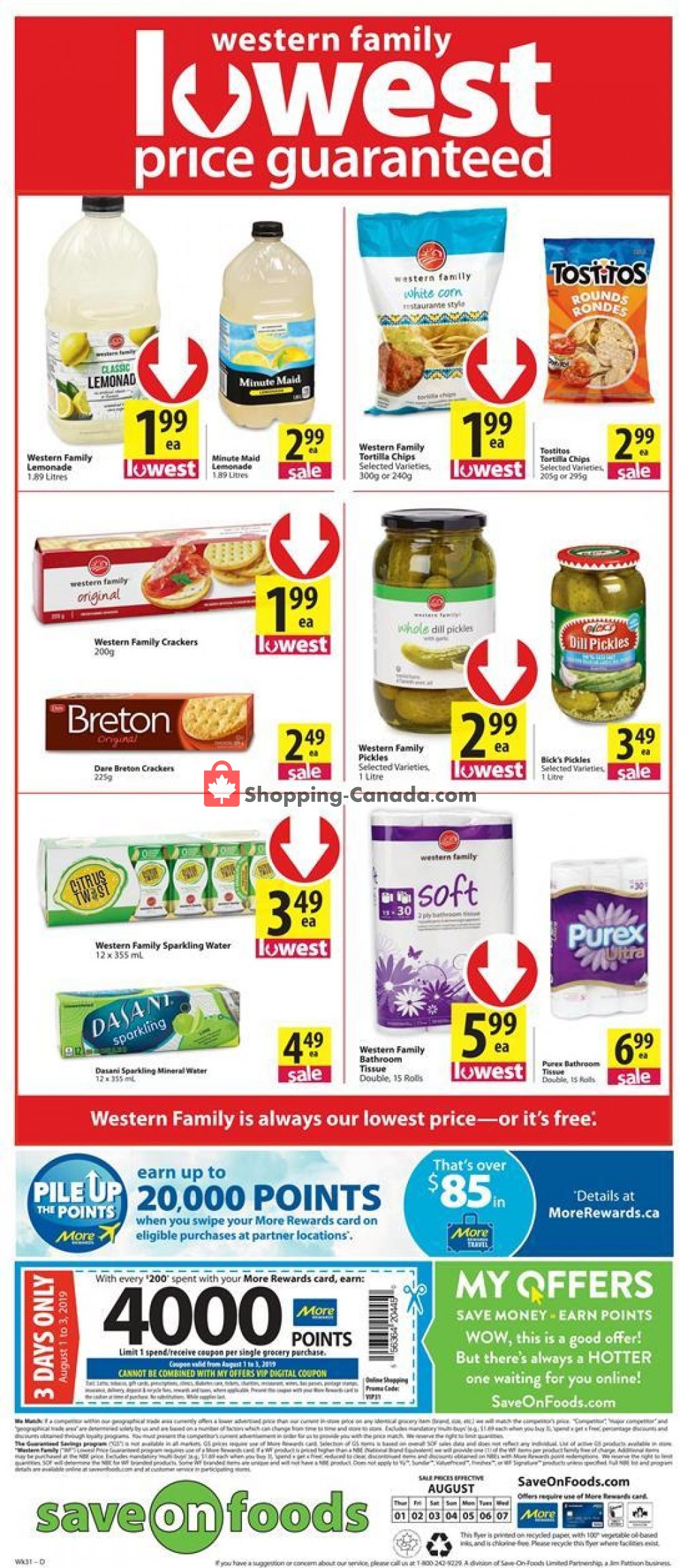 Save On Foods flyer from Thursday August 1, 2019 to Wednesday August 7, 2019 - page 8