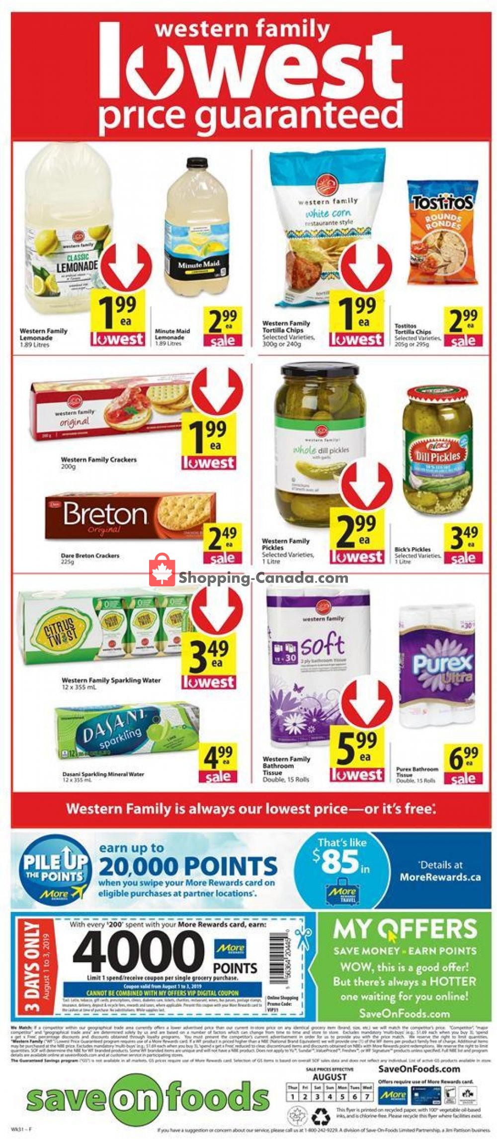 Save On Foods flyer from Thursday August 1, 2019 to Wednesday August 7, 2019 - page 10