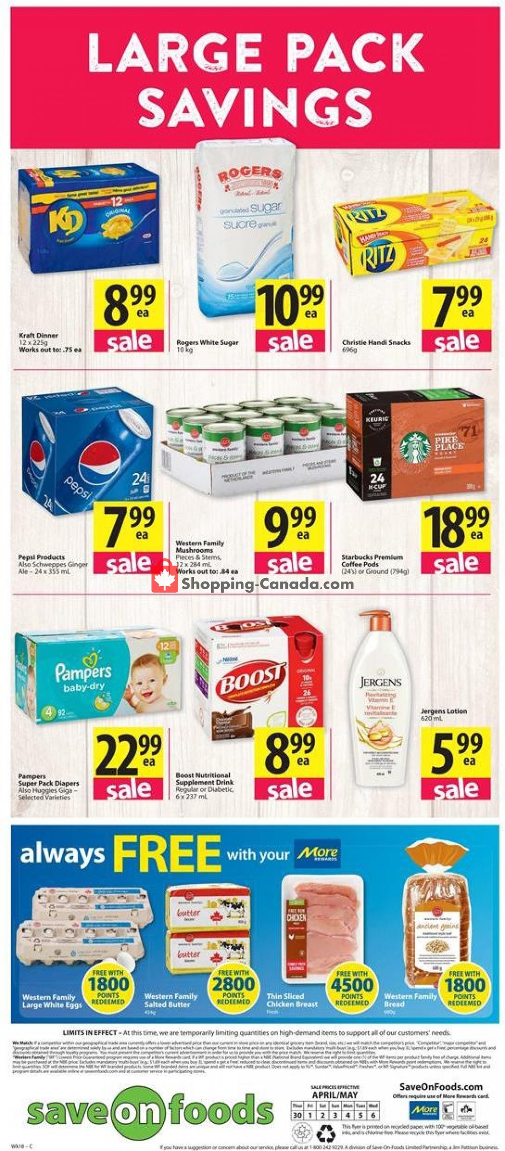 Save On Foods flyer from Thursday April 30, 2020 to Wednesday May 6, 2020 - page 12