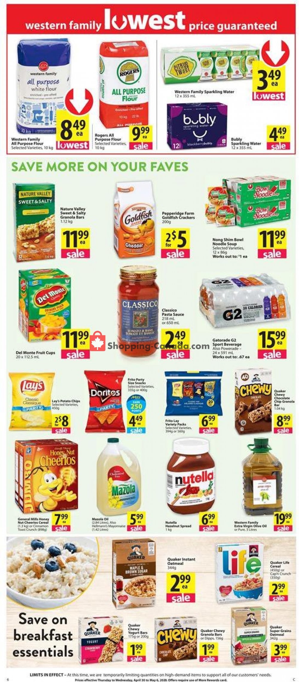 Save On Foods flyer from Thursday April 30, 2020 to Wednesday May 6, 2020 - page 6