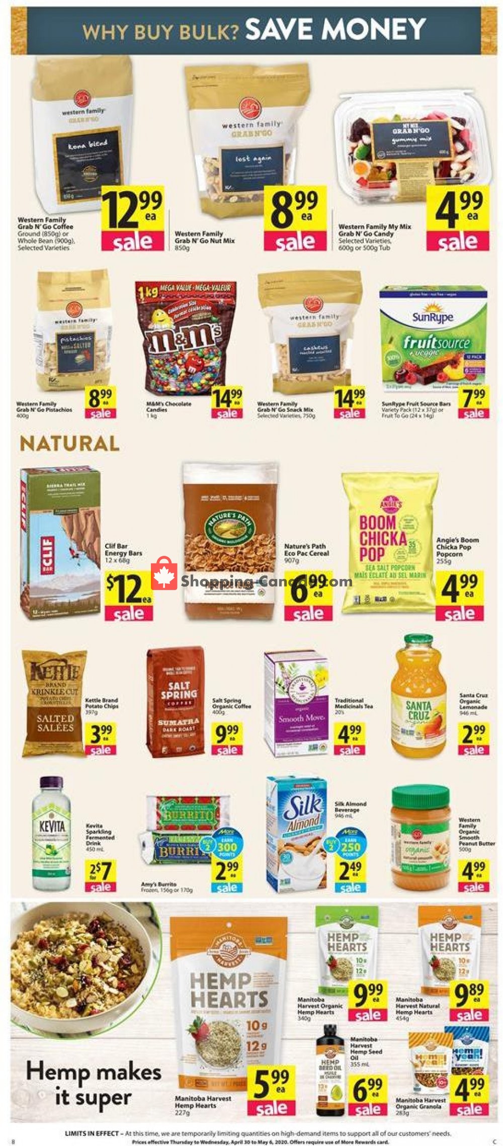 Save On Foods flyer from Thursday April 30, 2020 to Wednesday May 6, 2020 - page 8