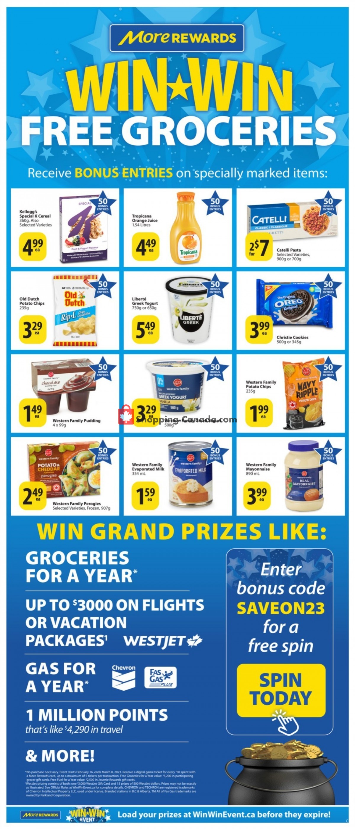 Save On Foods Canada, flyer (Low Food Prices SK) February 23 March 1, 2023 Shopping Canada