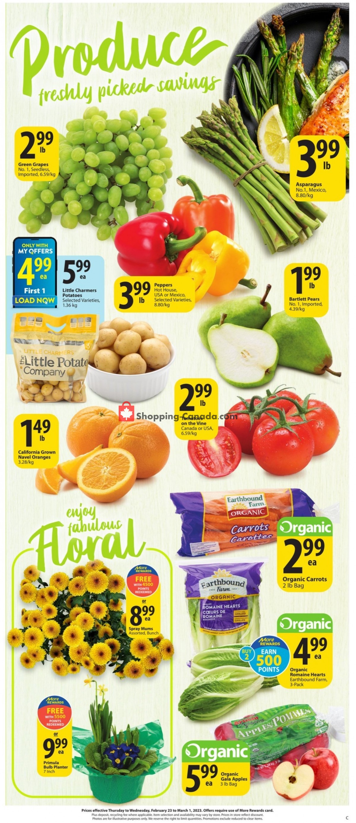 Save On Foods Canada, flyer (Low Food Prices SK) February 23 March 1, 2023 Shopping Canada
