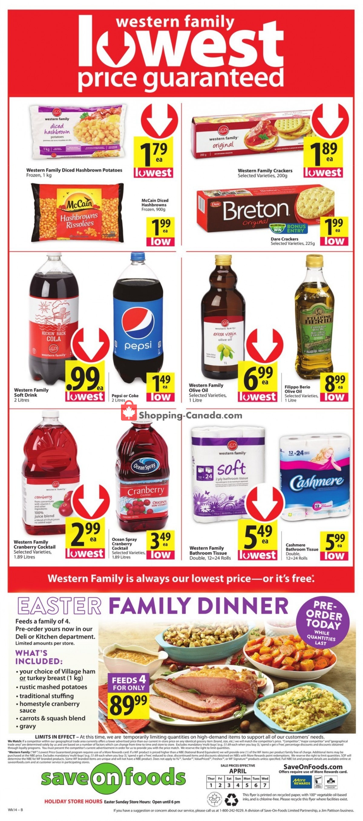 Save On Foods flyer from Thursday April 1, 2021 to Wednesday April 7, 2021 - page 12